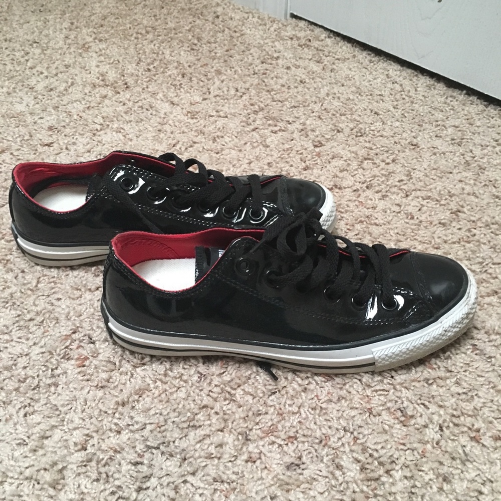 Limited edition converse black leather woman 7 - Picture 1 of 4
